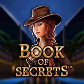 Book of Secrets online game logo by SYNOT Games on koningbet-casino.eu
