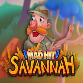 Mad Hit Savannah game by RubyPlay – logo hosted on Koning Bet