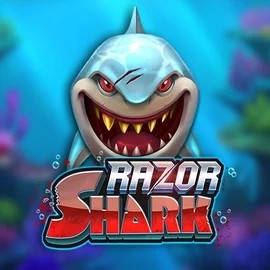 Official Slots logo: Razor Shark by Push Gaming at Koning Bet