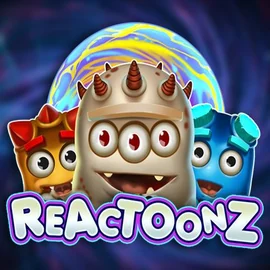 Reactoonz logo by Play'n GO Koning Bet