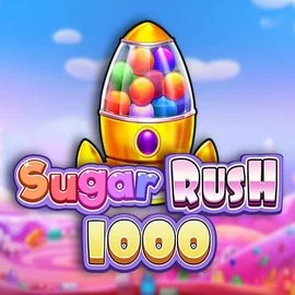 Sugar Rush 1000 slot logo by Pragmatic Play at Koning Bet