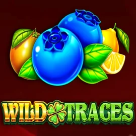 Wild Traces slot logo by Amusnet Interactive at Koning Bet